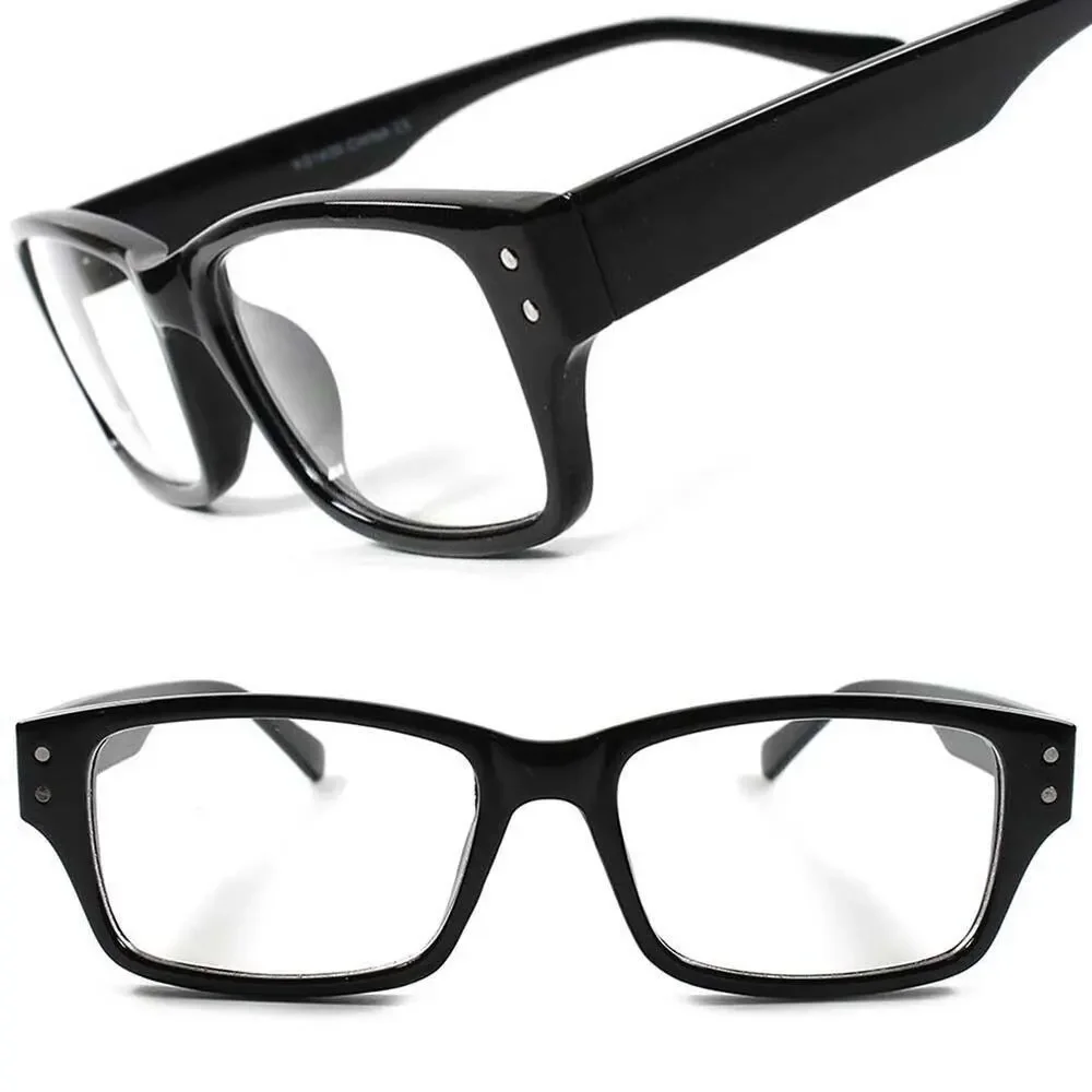 Stylish Fashion Stylish Smart Geeky Rectangle Mens Womens Clear Lens Eye Glasses